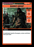 Bandit Group - Custom Card