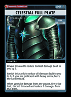 Celestial Full Plate - Custom Card