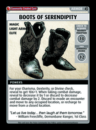 Boots Of Serendipity - Custom Card