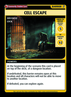 Cell Escape - Custom Card