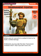 Tournament Fighter - Custom Card