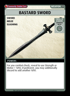 Bastard Sword - Custom Card