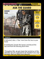 Ask The Guard - Custom Card