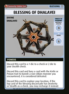 Blessing Of Dhalavei - Custom Card