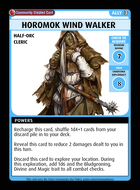 Horomok Wind Walker  - Custom Card