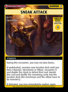 Sneak Attack - Custom Card