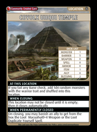 Coyolx Uhqui Temple - Custom Card