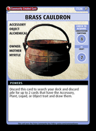 Brass Cauldron - Custom Card
