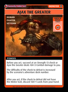 Ajax The Greater - Custom Card