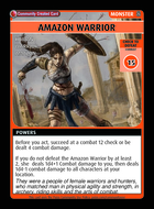 Amazon Warrior - Custom Card