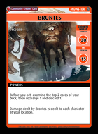 Brontes - Custom Card