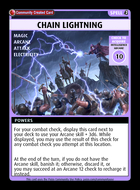 Chain Lightning - Custom Card