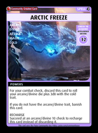 Arctic Freeze - Custom Card