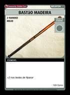 Bastão Madeira - Custom Card