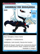 Gnomikaz Voz Bugiganga - Custom Card