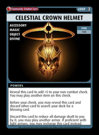 Celestial Crown Helmet - Custom Card