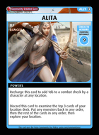 Alita - Custom Card
