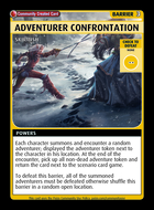 Adventurer Confrontation - Custom Card
