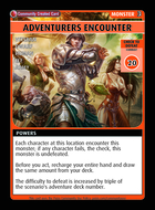 Adventurers Encounter  - Custom Card