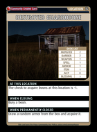 Destroyed Guardhouse - Custom Card