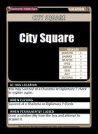 City Square - Custom Card