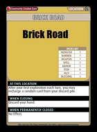 Brick Road - Custom Card
