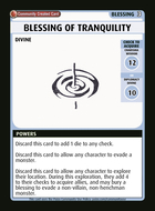 Blessing Of Tranquility - Custom Card