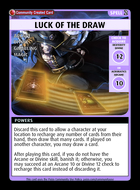 Luck Of The Draw - Custom Card
