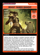 Beast Tamer Bandit - Custom Card