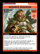 Armored Werebear - Custom Card