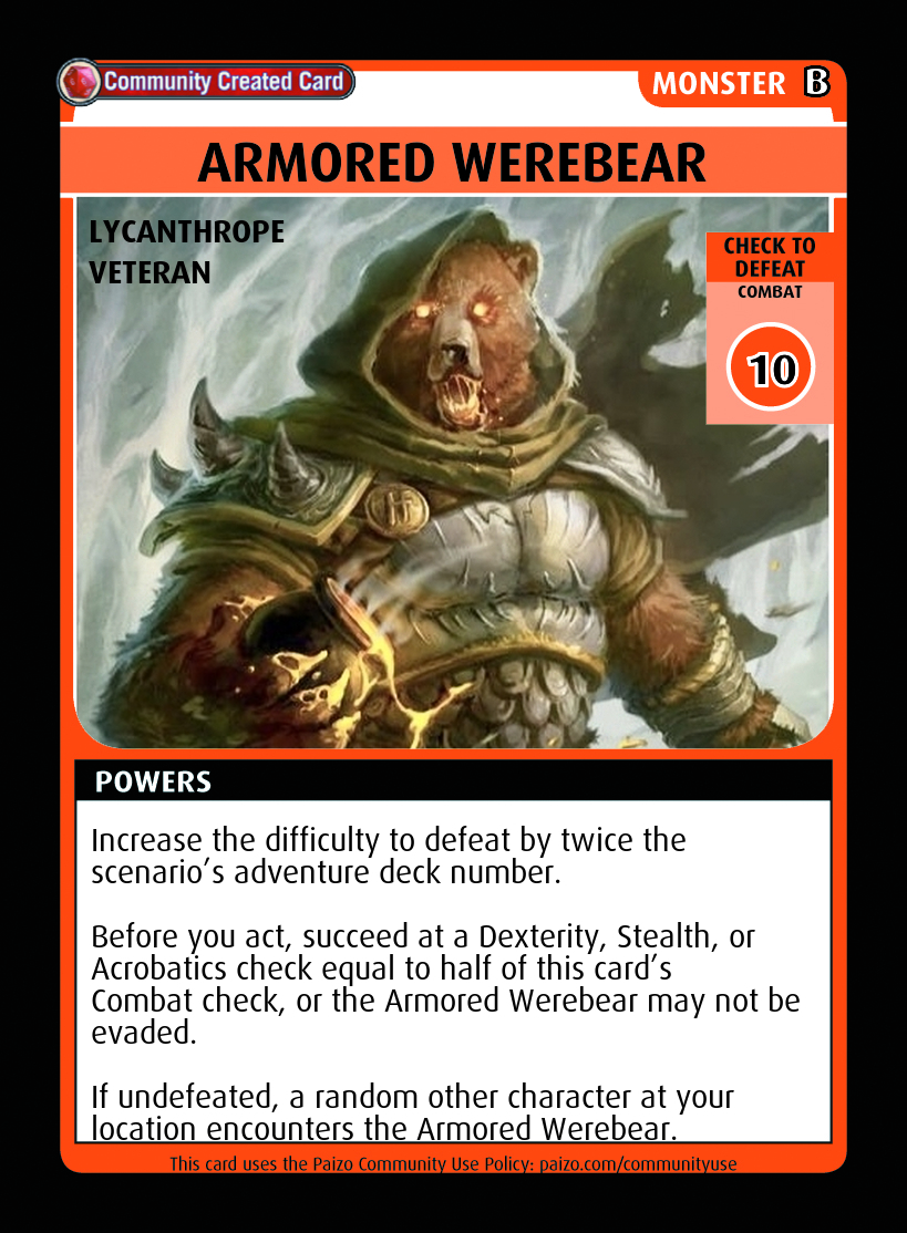 Werebear Stat Block Werebear Dnd 5e Race