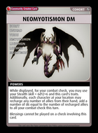 Neomyotismon Dm - Custom Card