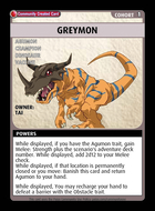 Greymon - Custom Card
