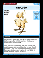 Chocobo - Custom Card