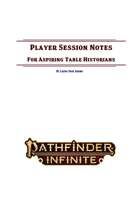 Player Session Notes