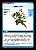 Petermon - Custom Card