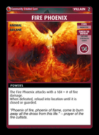 Fire Phoenix - Custom Card