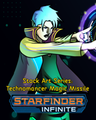 Technomancer Magic Missile Stock Art
