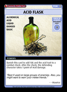 Acid Flask - Custom Card