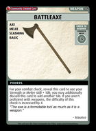 Battleaxe - Custom Card