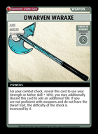 Dwarven Waraxe - Custom Card