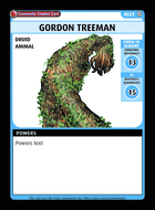 Gordon Treeman - Custom Card