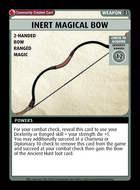 Inert Magical Bow - Custom Card