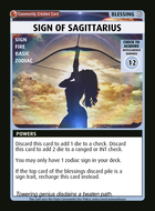 Sign Of Sagittarius - Custom Card