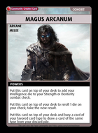 Magus Arcanum - Custom Card
