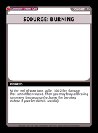 Scourge: Burning - Custom Card