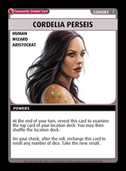 Cordelia Perseis - Custom Card