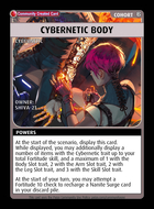 Cybernetic Body - Custom Card