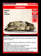 Evidence - Custom Card