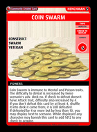 Coin Swarm - Custom Card